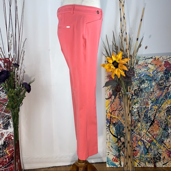 WHBM pink slim crop ankle pants. - Picture 5 of 14